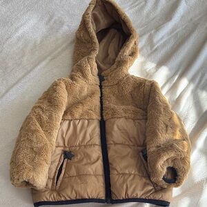 Wippette Kids Cozy Tan Hooded Jacket